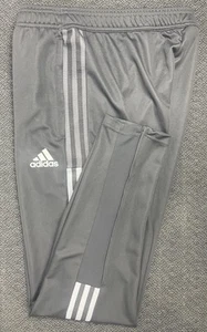 Adidas Men's LARGE Gray PRIMEGREEN Zippered Bottoms Track Pants New w/o Tags - Picture 1 of 18