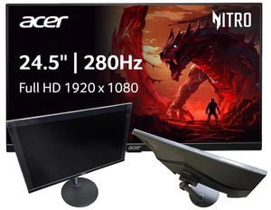 Acer Nitro KG1 Monitor 24.5-Inch 250Nit 1Ms Anit-Glare - Picture 1 of 1