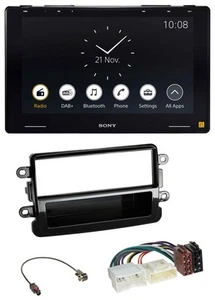 Sony USB MP3 DAB Bluetooth Autoradio für Dacia Lodgy Dokker Duster Sandero- pian - Bild 1 von 8