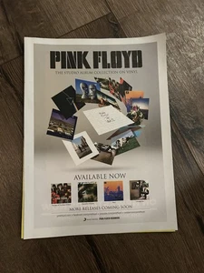 Pink Floyd Vinyl Schallplatten Sammlung 8” x 11” Druck Werbung Poster The Wall Dark Side + - Bild 1 von 1