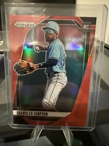 Panini Prizm 2025 - Chandler Simpson, Chandler Simpson #49 Red Prizm/299 (RC) - Imagen 1 de 2