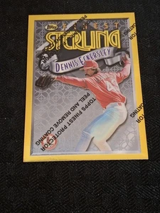 1996 Finest Gold #198 Dennis Eckersley Cardinals - Picture 1 of 2