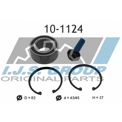 1x ORIGINAL® Ijs Group Radlagersatz Vorne, Hinten für VW PASSAT B5.5 Variant - Bild 1 von 4
