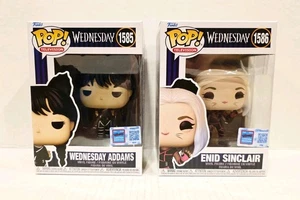 Funko Pop! Wednesday Addams + Enid Sinclair NYCC EXCLUSIVE 2024 Limited Edition - Picture 1 of 9