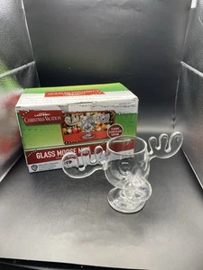 Christmas Vacation Glass Moose Mug 8 Oz - Picture 1 of 8