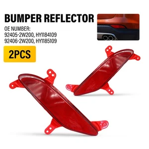 2x For 2013-2016 Hyundai Santa Fe Sport Bumper Reflector Light Rear Left & Right - Picture 1 of 10