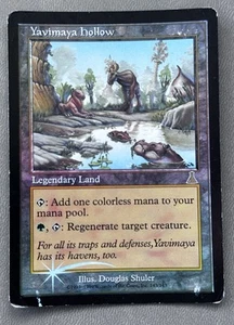 Magic The Gathering Urza's Destiny FOIL Yavimaya Hollow Card - Foto 1 di 3