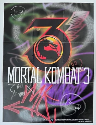 Mortal Kombat 3 / Doom - SNES (Super Nintendo) - Poster Only - P-SNS-A3ME-USA - Image 1 of 4