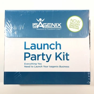 Isagenix Business Launch Party Starter Kit Ahora con Invitaciones Digitales Nuevo Sellado Foto 1 de 4