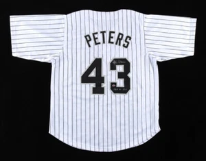 Gary Peters Signed Chicago White Sox Jersey Inscr "1963 AL ROY" (RSA Hologram) - Picture 1 of 5