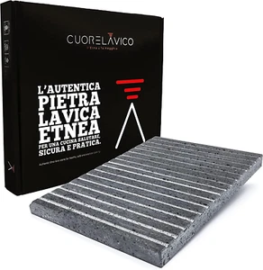 - PIASTRA REFRATTARIA SU MISURA in PIETRA LAVICA PERSONALIZZABILE per PIZZA O BA - Foto 1 di 12