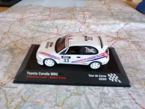 TOYOTA Corolla WRC n°33 Tour de Corse 2000 Loeb IXO 1/43 en boite avec défaut - Imagen 1 de 2
