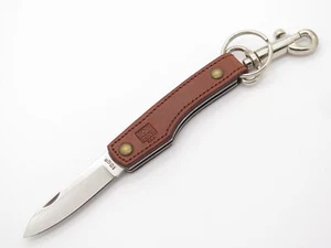 Vtg SOG S34T Specialty Attache Leather Seki Japan Folding Pocket Knife Ketchain - Picture 1 of 6