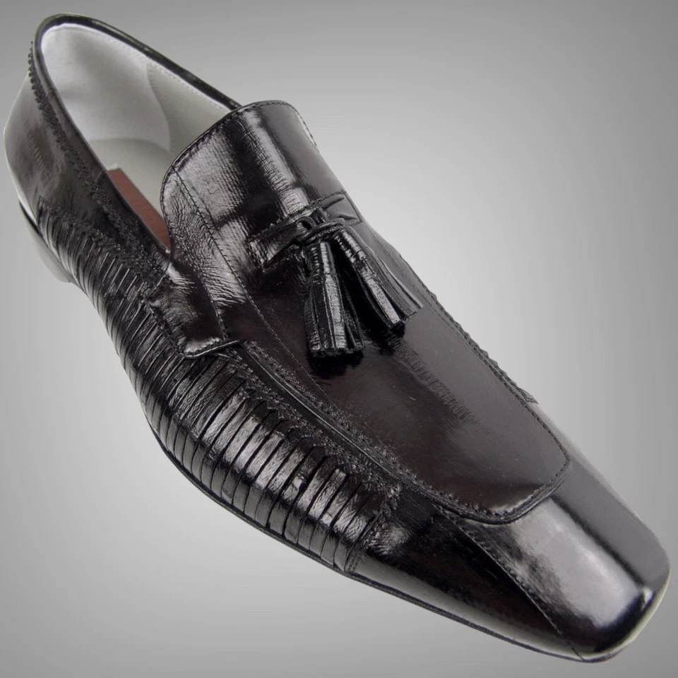 ZAPATOS MOCASINES CESARE PACIOTTI ELEGANTES ANGUILA NEGRA US 9 Foto 1 de 1