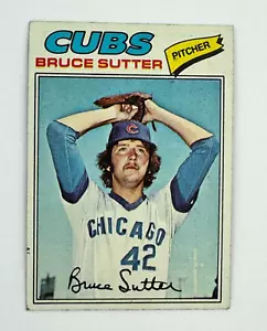 Bruce Sutter 1977 Topps Baseball #144 Rookie HOF RC Chicago Cubs - Picture 1 of 2