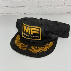 Massey Ferguson Adjustable Snapback Hat Cap Black - Picture 1 of 6
