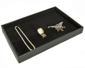 Multi Purpose Display Board Showcase Velvet in Black - Picture 1 of 2