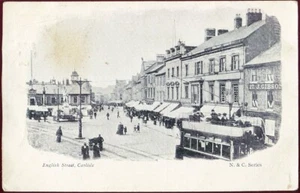 INGLÉS CALLE CARLISLE CUMBRIA INGLATERRA REINO UNIDO 1904 062421 Q - Imagen 1 de 2