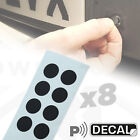 8 PDC Cover Black sticker Repair Worn paint Parking Sensor Range Rover L322