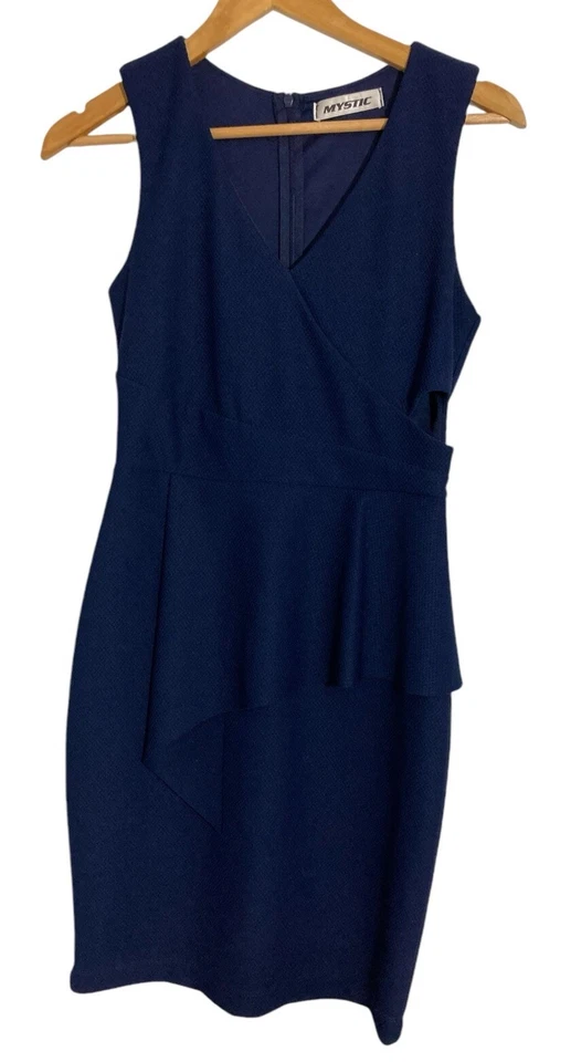 Vintage Dress Blue Small  Y2K 2000's Stewardess Mystic - Image 1 of 4