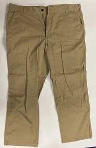 Carhartt Pants Mens 40x30 Khaki Rugged Flex Canvas Relaxed Fit Loose Fit Stretch - Picture 1 of 3