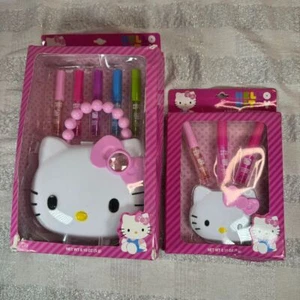 Hello Kitty 5 aromatisierte Lipgloss-Stäbe & -Etui | 3 Lipglosses und kompakter Spiegel - Bild 1 von 9