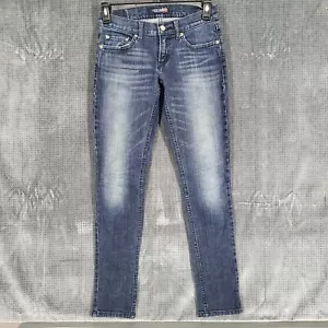 Levi Strauss Low-Rise Skinny Denim Acid Wash Jeans Junior's Size 7M (30x31) Blue - Picture 1 of 15
