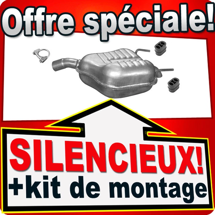 Silencieux Arriere pour OPEL VECTRA C 2.2 16V Limousine Hayon 02-04 échappement - Photo 1/1