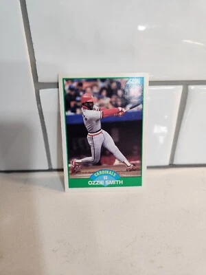 1989 Score 80 Ozzie Smith St. Louis Cardinals HOF The Wizard  - Image 1 of 2