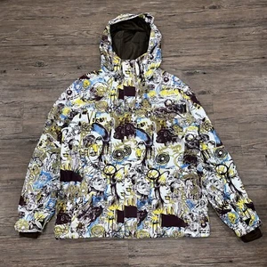 Volcom GORE-TEX Jacket Mens XL Crazy AOP Design with Recco Tech Michael J Zepeda - Picture 1 of 12
