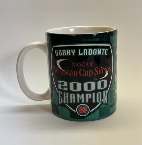 Bobby Labonte 18 Coffee Mug Cup Nascar Winston Cup Series 2000 Champion Racing Cover
