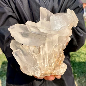 2.06LB A+++ Natural white Crystal Himalayan quartz cluster /mineralsls Specimen - Picture 1 of 16