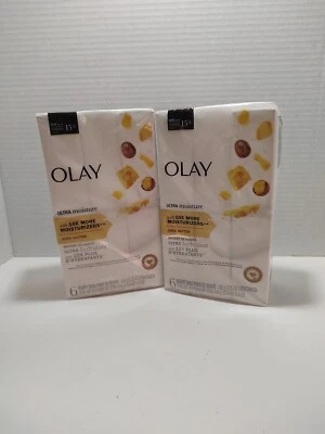 🔥 OLAY (2-6Pack) 3.75 Oz. (106g) Bars , SHEA BUTTER, Ultra Moisture Beauty Bars - Image 1 of 4