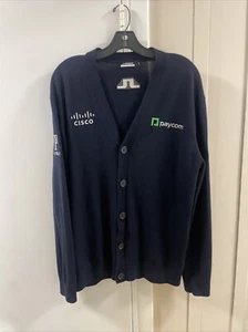 J Lindeberg Men’s Medium Golf Performance Sweater Hovland AP logo - Picture 1 of 4