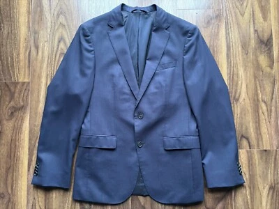 Hugo Boss “Nestro3 / Byte1” 38R Navy 100% Virgin Wool W32 L29 BNWOT RRP £479 - Image 1 of 4