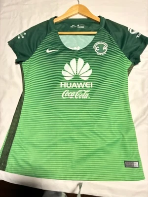 Camiseta deportiva para mujer Nike Club America Third Gorge 2017 verde/blanca talla L Foto 1 de 3