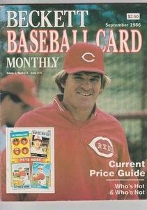 PETE ROSE BECKETT MAGAZIN SEPTEMBER 1988 BASEBALL KARTE PREISFÜHRER ROTTÖNE #21 - Bild 1 von 2