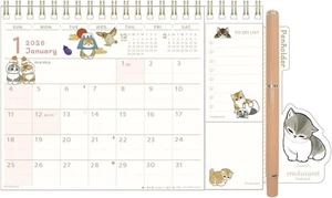 Mofusand 2026 Calendar DISKTOP Cats Japanese Monthly - Picture 1 of 9