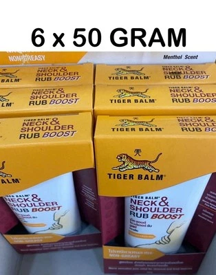 6x 50gr. BÁLSAMO DE TIGRE CUELLO Y HOMBRO FROTAR BOOST ALIVIAR CUELLO Y MÚSCULO TAILANDIA Foto 1 de 4