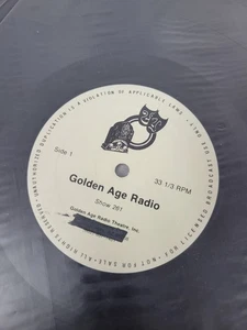 GOLDEN AGE OF RADIO THEATRE VINYL RECORDS - PROGRAMS 261-280 with cue sheets - Picture 1 of 4