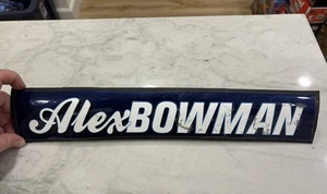 Alex Bowman 2019 Axalta Name Rail Race Used Sheetmetal Nascar #88 COA - Bild 1 von 2