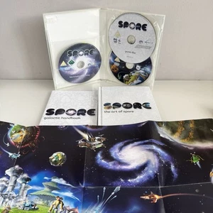 PC DVD-ROM SPORE Galactic Edition EA Maxis Create Explore Evolve Share Art Book - Picture 1 of 19