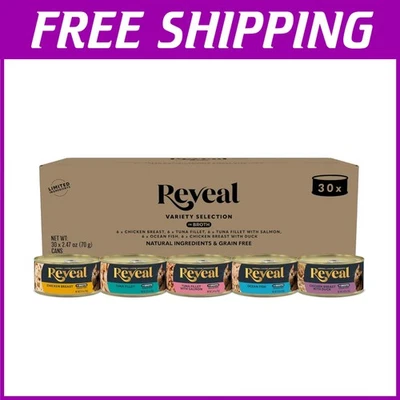 Paquete de variedad de alimentos nutritivos ricos en proteínas para gatos, 30 quilates Foto 1 de 4