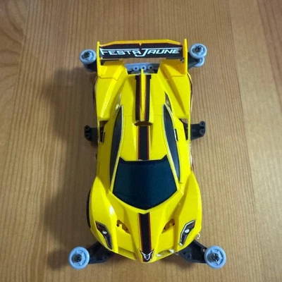 Tamiya Mini 4WD Festa Jaune Complete Yellow Running Ready to Run - Image 1 of 4