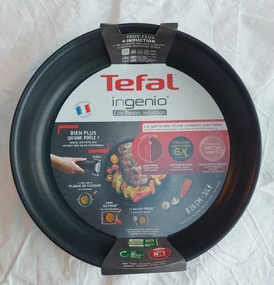 Poêle TEFAL Ingénio diamètre 26 cm qualité Titanium 6 Induction Four Congélateur - Photo 1/2