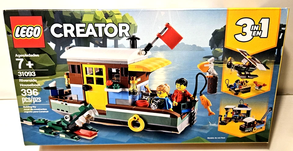 LEGO CREATOR 3 in 1:✨Riverside Houseboat (31093) Brand New/Sealed RETIRED '22 - Image 1 of 4