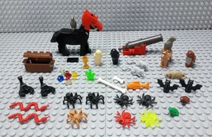 Lego Tier & Zubehör Konvolut - Pferd - Fledermaus - Spinne - Eulen - Schlange - schneller Versand - Bild 1 von 12