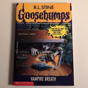 Vintage Gänsehaut Vampire Breath #49 R.L. Stine Scholastic Buch - Bild 1 von 9