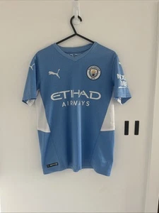 Manchester City Home 2021/22 Puma Talla 13-14 años - Imagen 1 de 4