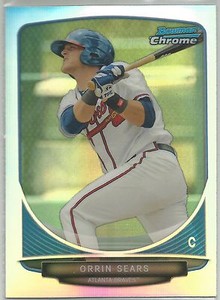 Orrin Sears Atlanta Braves 2013 Bowman Draft Refractor